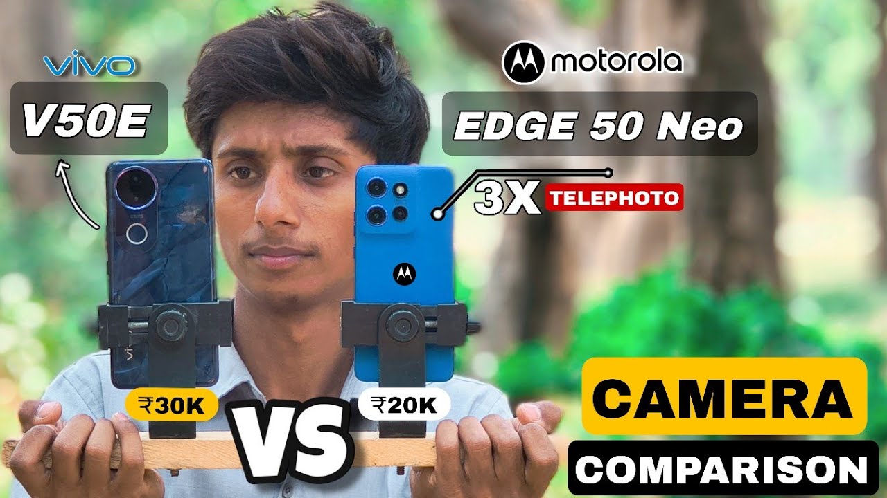 Camera Battle! Motorola Edge 50 Neo vs Vivo V50E | ₹20K vs ₹30K – Best Camera Phone?