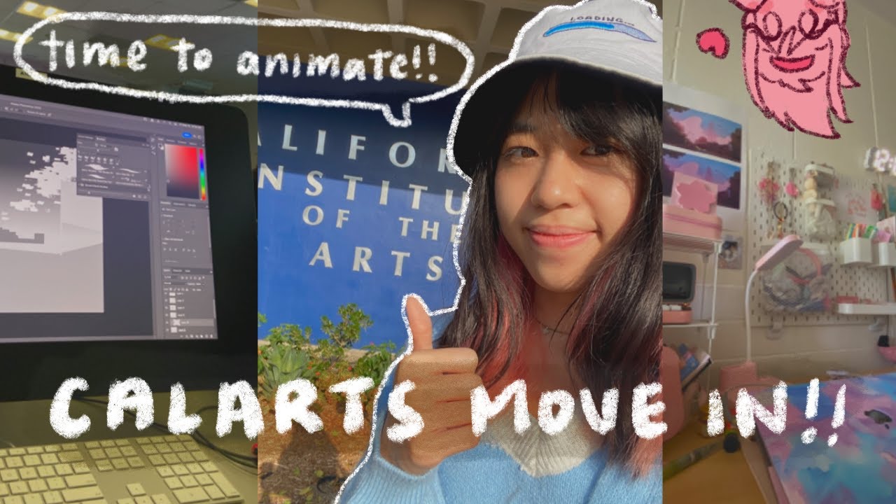 Calarts move in + first week of school! ⭐️ | sakuvlog ep.16