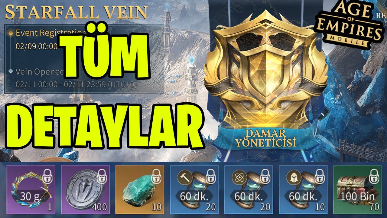 METEOR MADEN DAMARI ETKİNLİĞİN TÜM DETAYLARI ! - Age of Empires Mobile