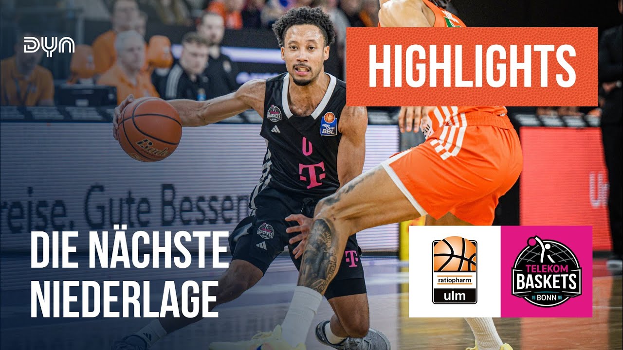 Highlights: ratiopharm ulm - Telekom Baskets Bonn (Saison 2024/25)| easyCredit Basketball Bundesliga