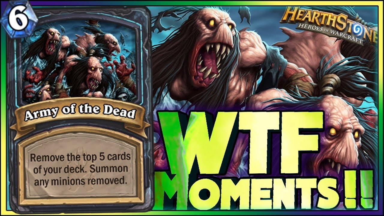 WTF MOMENTS! | Hearthstone Rise of Shadows moments