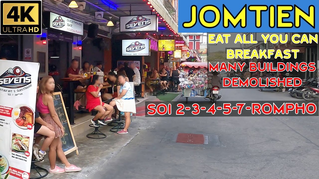 Jomtien February Update   Many buildings demolished   New Unlimited Breakfast and more  2025 Pattaya