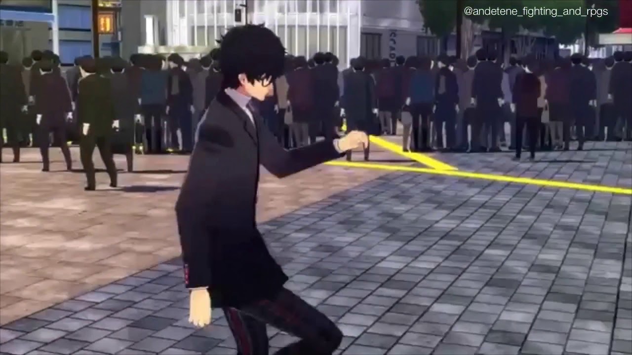 Joker(Ren Amamiya) dances to Billie Jean (Persona 5 Dancing in Starlight) #thankyoumichaeljackson