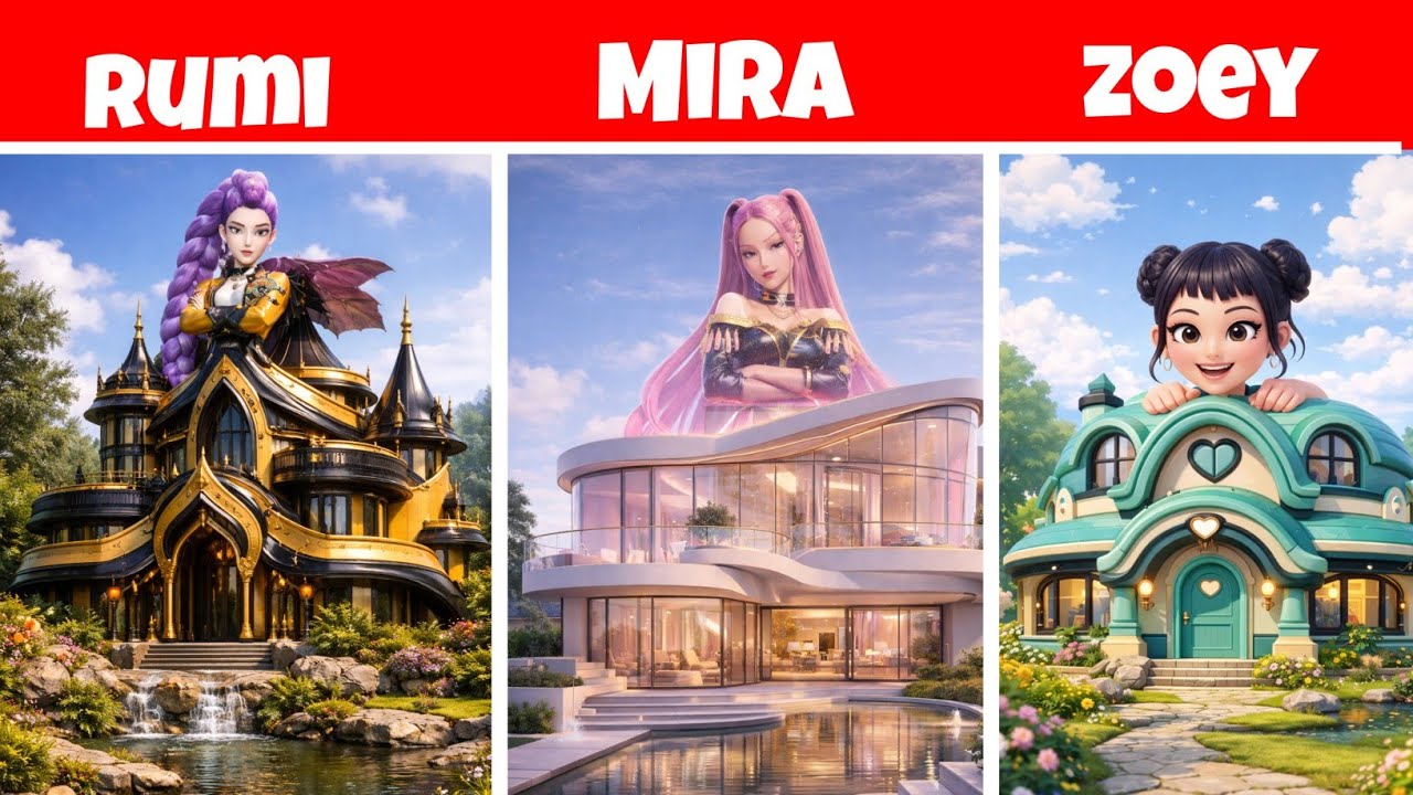Rumi, Mira, zoey  cute & funny challenge which side you're #rumimirazoey #mirarumizoey #zoeymirarumi