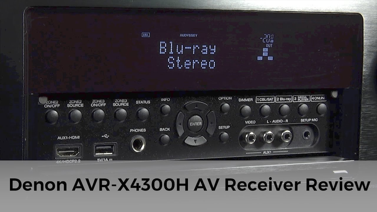 Denon AVR-X4300 Dolby Atmos AV Receiver Review