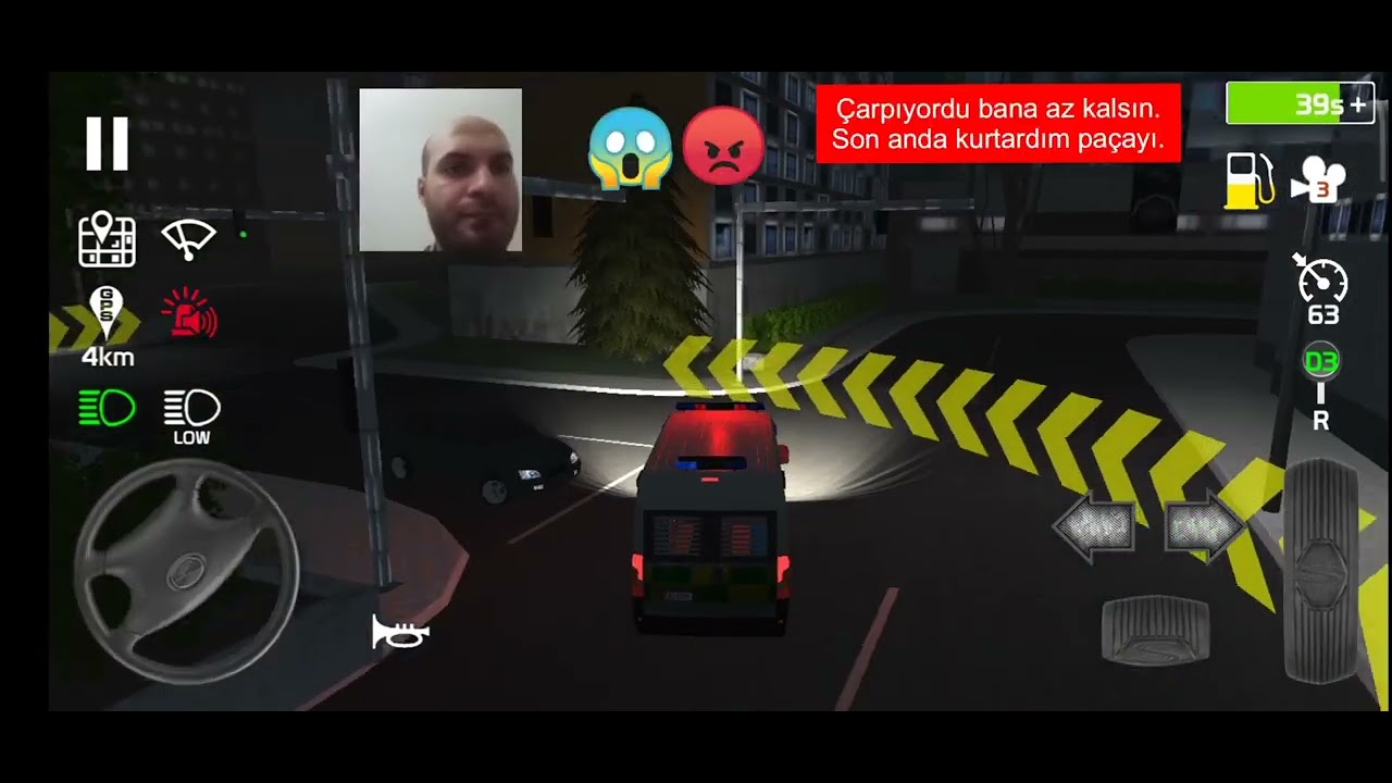 Ducato ambulans ile öncesinde inceleme sonrasında da vakalar peşinde koştum. #ambulqncegames