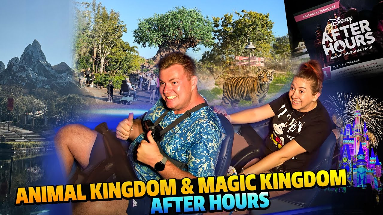 DISNEY WORLD VLOG! ULTIMATE Magic Kingdom experience AFTER HOURS event & Animal Kingdom Park 🇺🇸