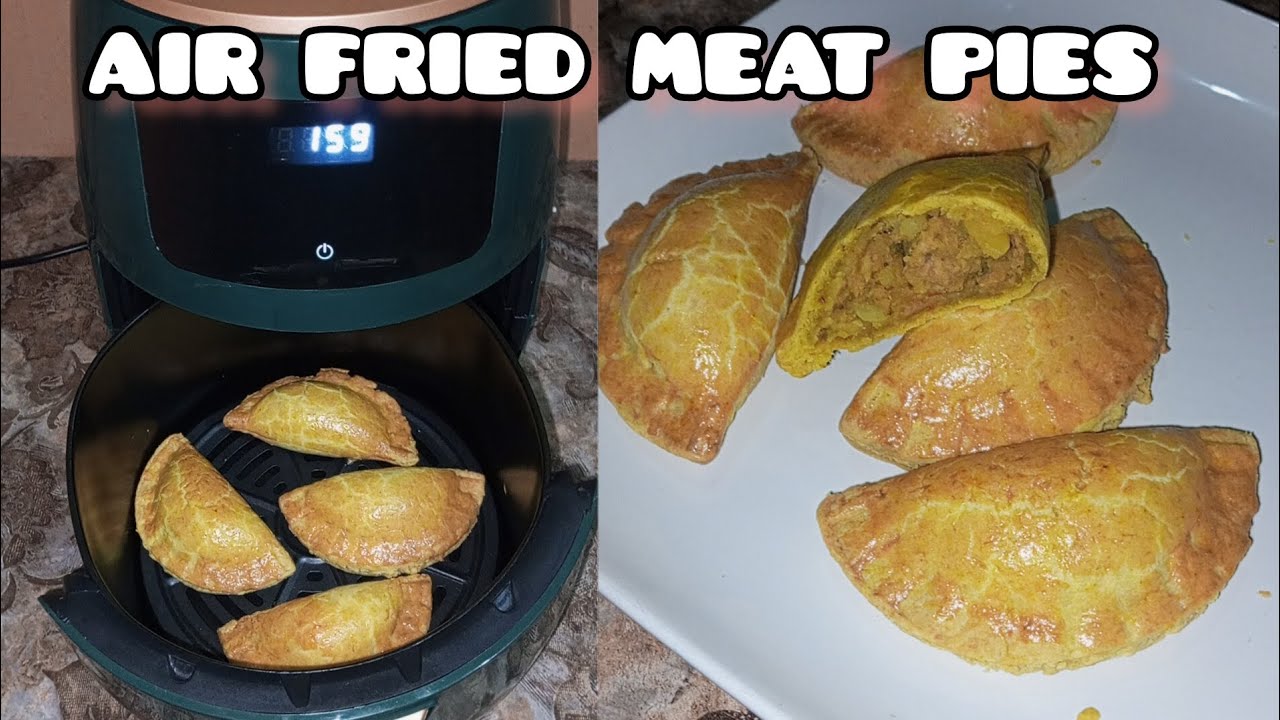 HOW TO MAKE AIR FRIED MEAT PIES | MEAT PIE IN AN AIR FRYER | NO OVEN MEAT PIES #mfalh #meatpie