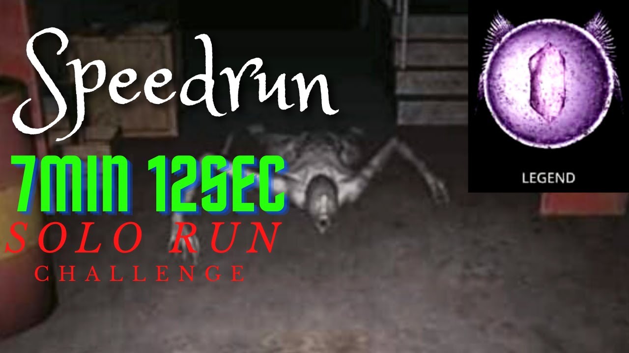 The Ghost - Survival Horror Speedrun (7min 12sec) | Sewer Solo Run Challenge Legend League