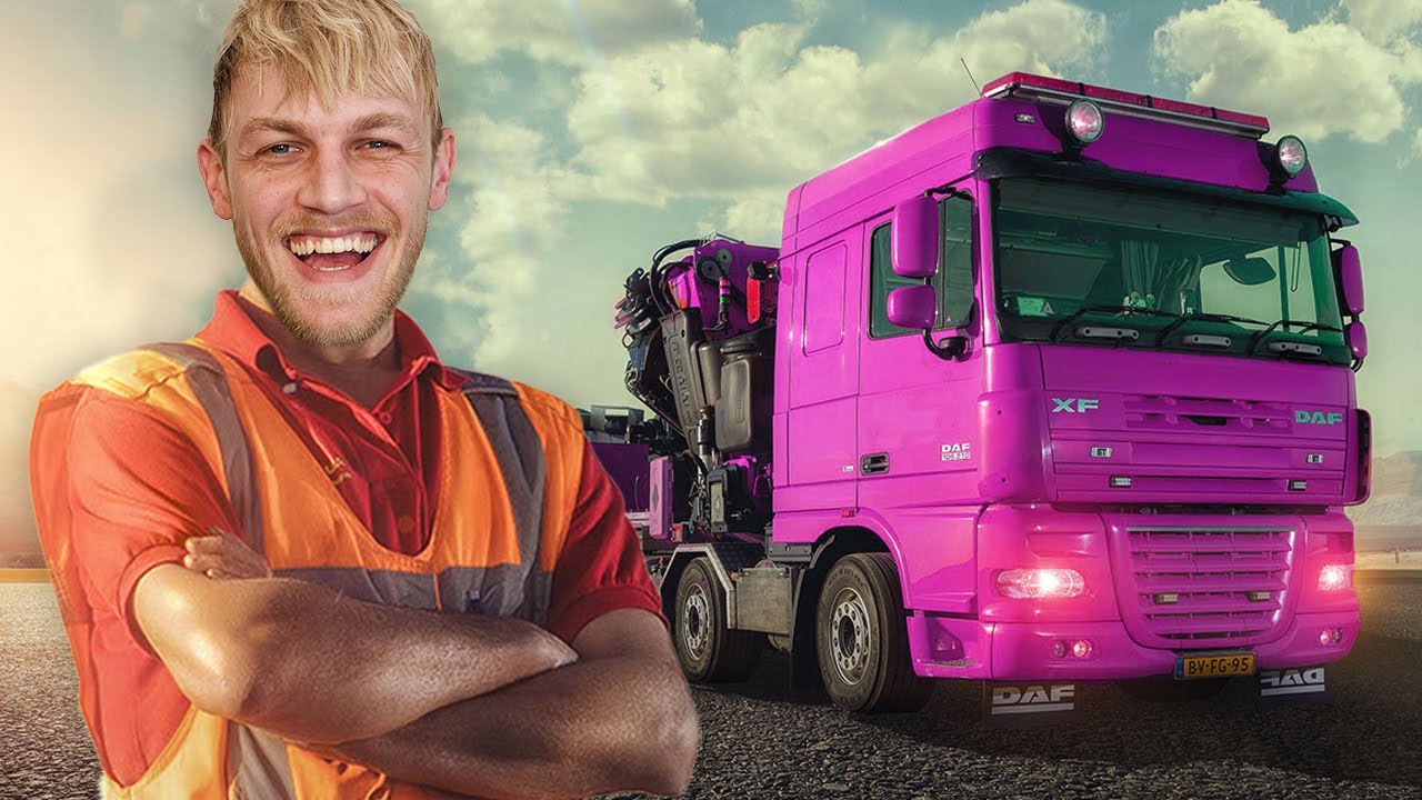 Milan speelt Euro Truck Simulator 2 met Stuur!