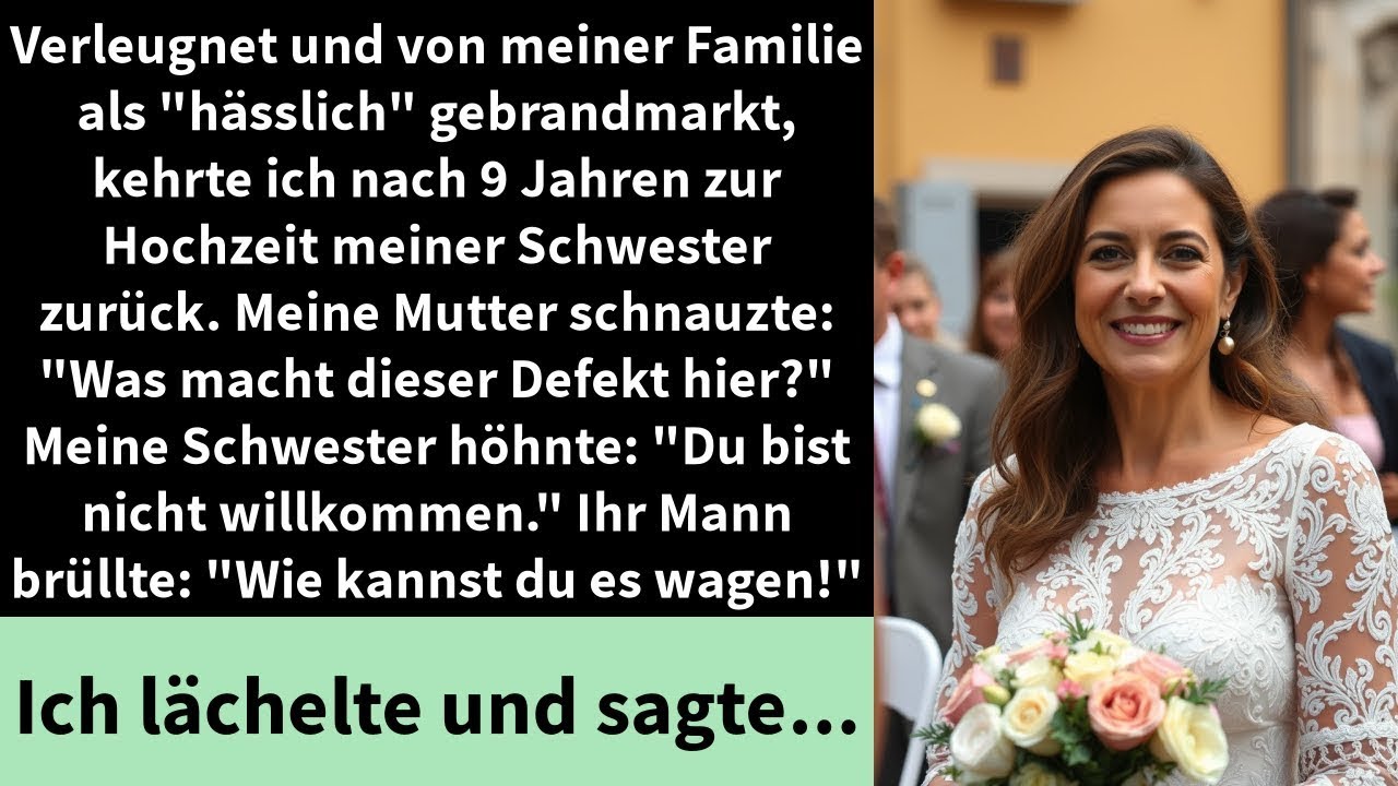 Verleugnet und von meiner Familie als  hässlich  gebrandmarkt, kehrte ich nach 9 Jahren zur Hochzei