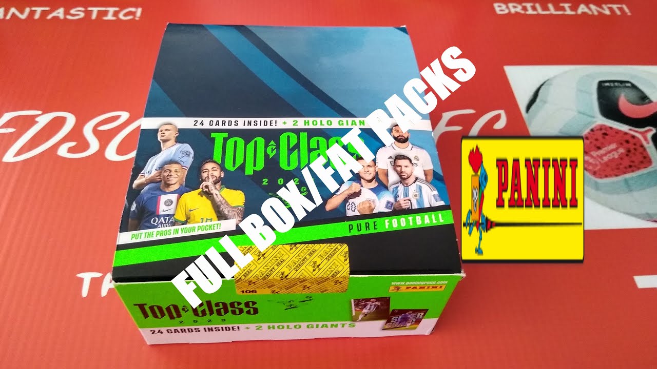 **NEW** FULL FAT PACKS BOX/PANINI TOP CLASS 2023 *20 HOLO GIANTS CARDS & PURPLE PARALLEL UNBEATABLE*