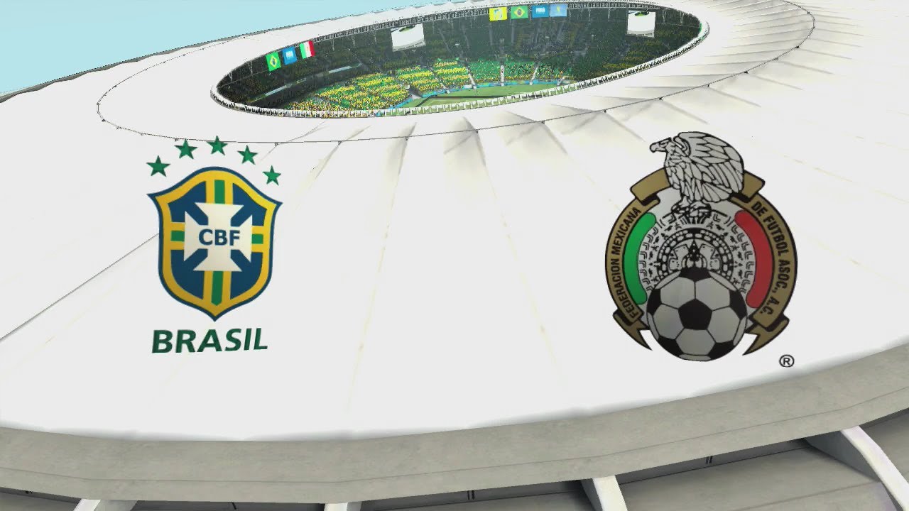 2014 FIFA World Cup Brazil - Brasil vs Mexico - [HD FULL Gameplay]