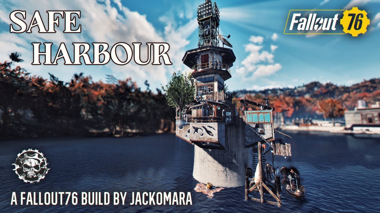 Fallout 76 Camp Build | Scrappy Free States Lake Sanctuary