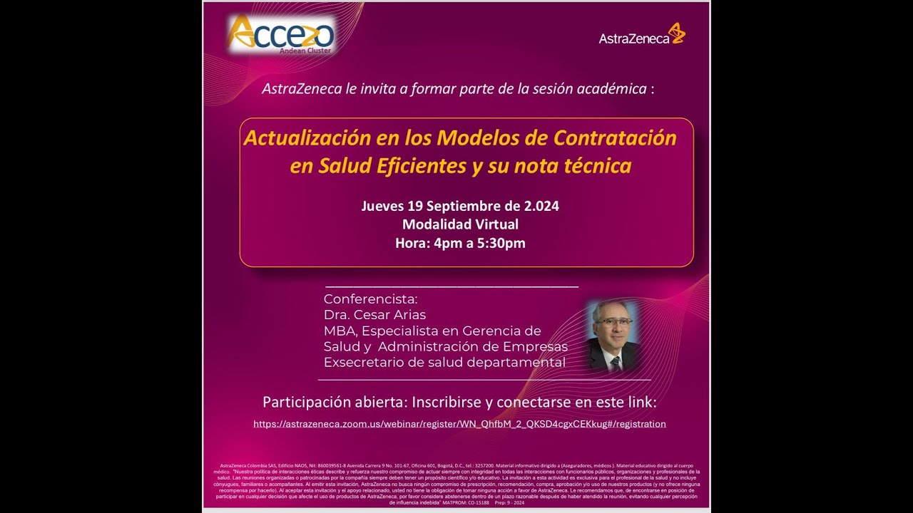 LA NOTA TÉCNICA Y LOS MODELOS DE CONTRATACIÓN EN SALUD  MD. CESAR AUGUSTO ARIAS HERNANDEZ. MBA