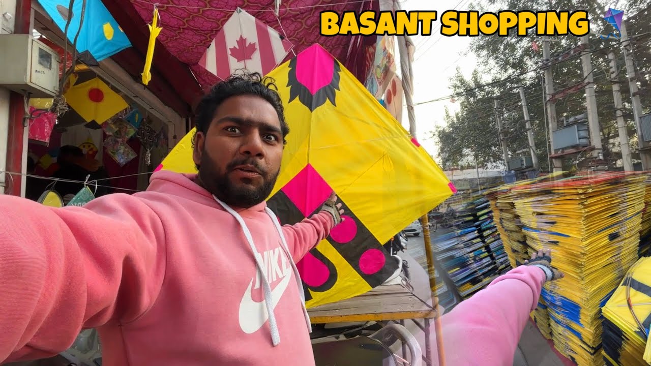 Basant Ki Shopping 🪁 | Patang Aur Dor Kharidne Nikla Vlog