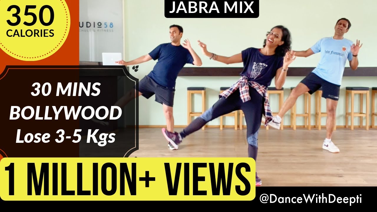 DWD#58 | 30mins Daily - Bollywood Dance Workout | Easy Exercise to Lose weight 3-5kgs