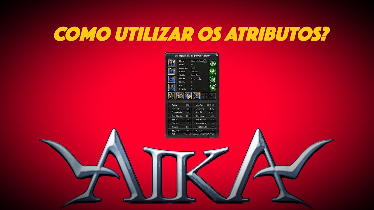 COMO UTILIZAR ATRIBUTOS AIKA BR 2025 ATUALIZADO