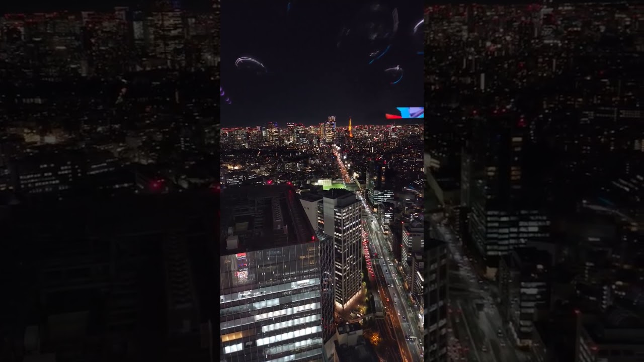 Vue de Shibuya Sky : Streets of Rage vu de haut.