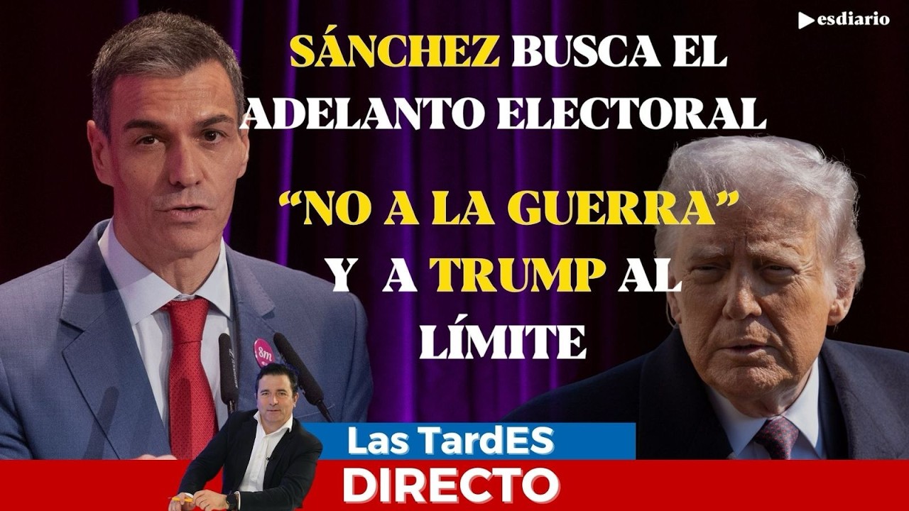 🔴 DIRECTO | Sánchez busca el adelanto electoral: saca el 
