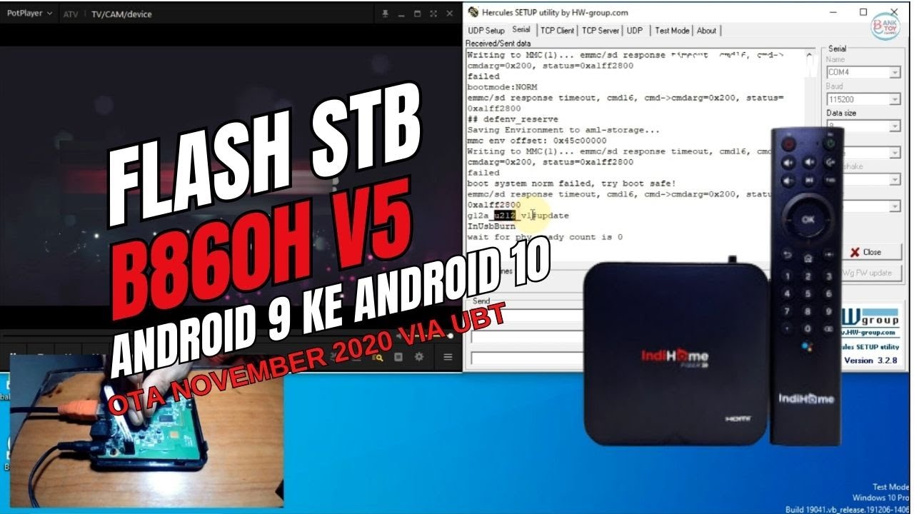 FLASH DAN ROOT B860H V5 VIA UBT OS9 UPGRADE KE OS10 OTA NOV 2020 UNTUK PEMULA