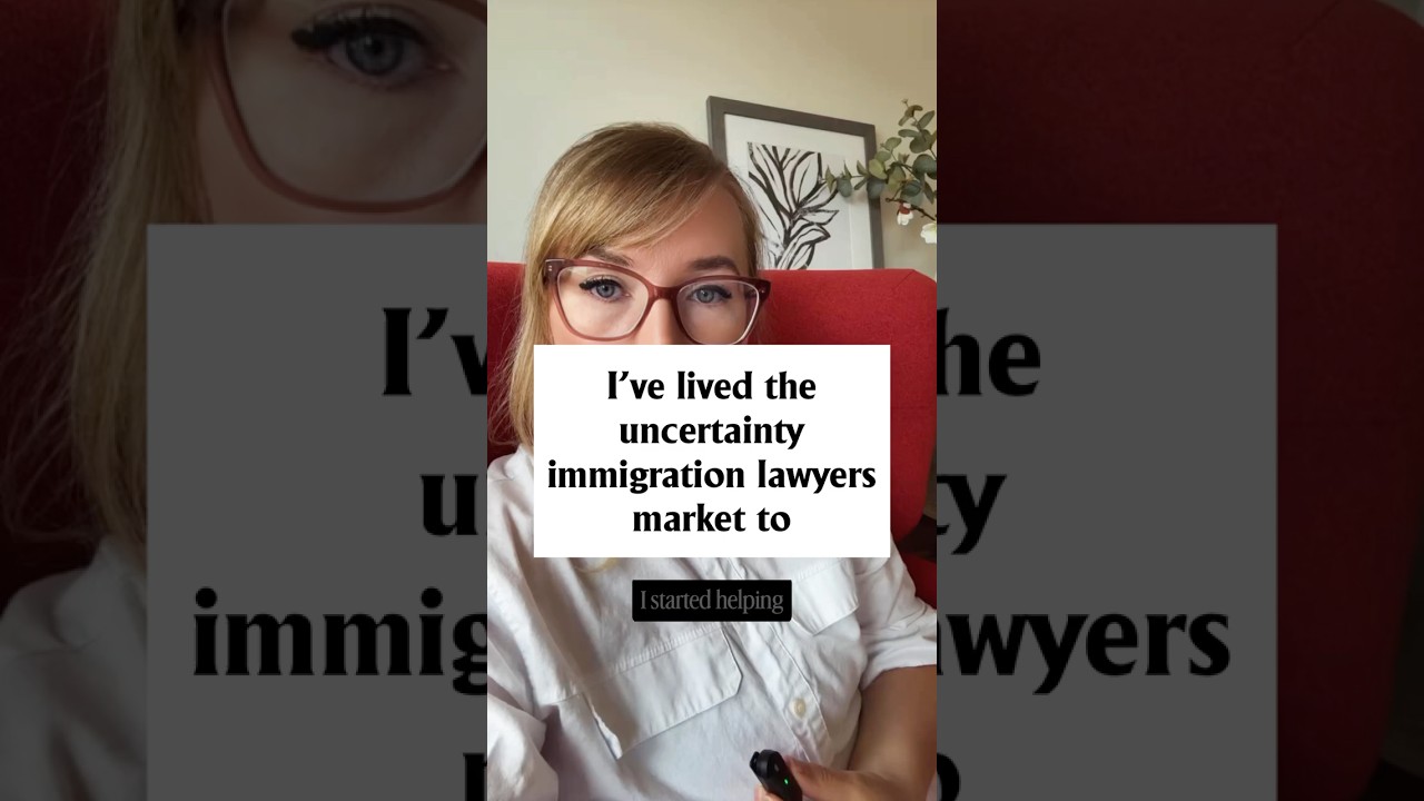 I've lived the uncertainty immigration lawyers market to