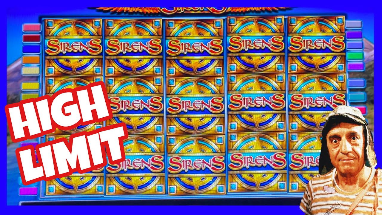 🔵 I PLAYED A HIGH LIMIT - SIRENS SLOT AND GOT A BONUS