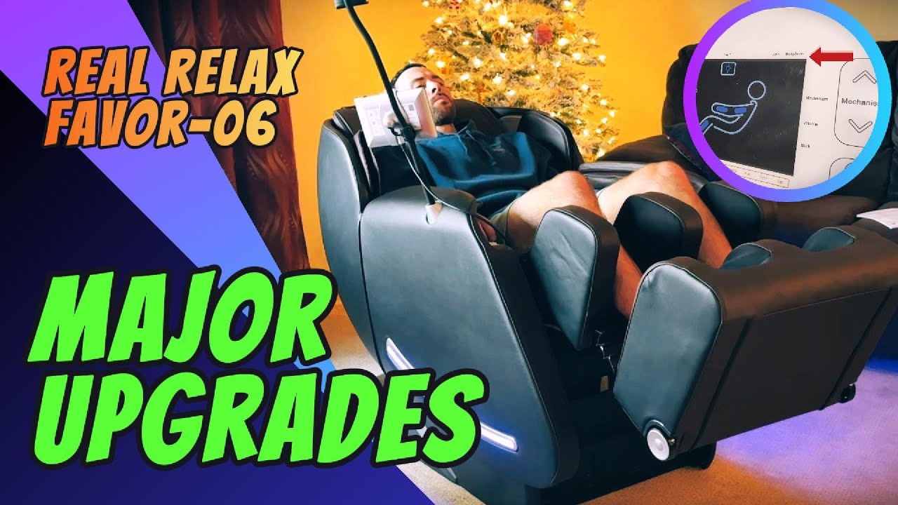 УЛУЧШЕННОЕ массажное кресло Real Relax Favor 06 | Всё, что вам нужно знать