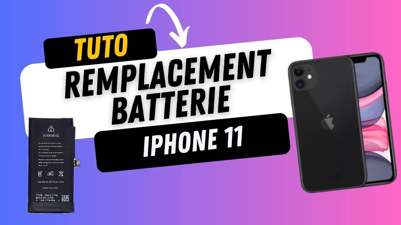 Remplacement batterie iPhone 11 - Tutoriel réparation
