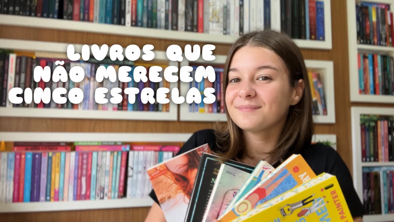 LIVROS QUE EU DEI 5⭐️ QUE NÃO SÃO 5⭐️ || livros que, se eu fosse reler, não seriam cinco estrelas