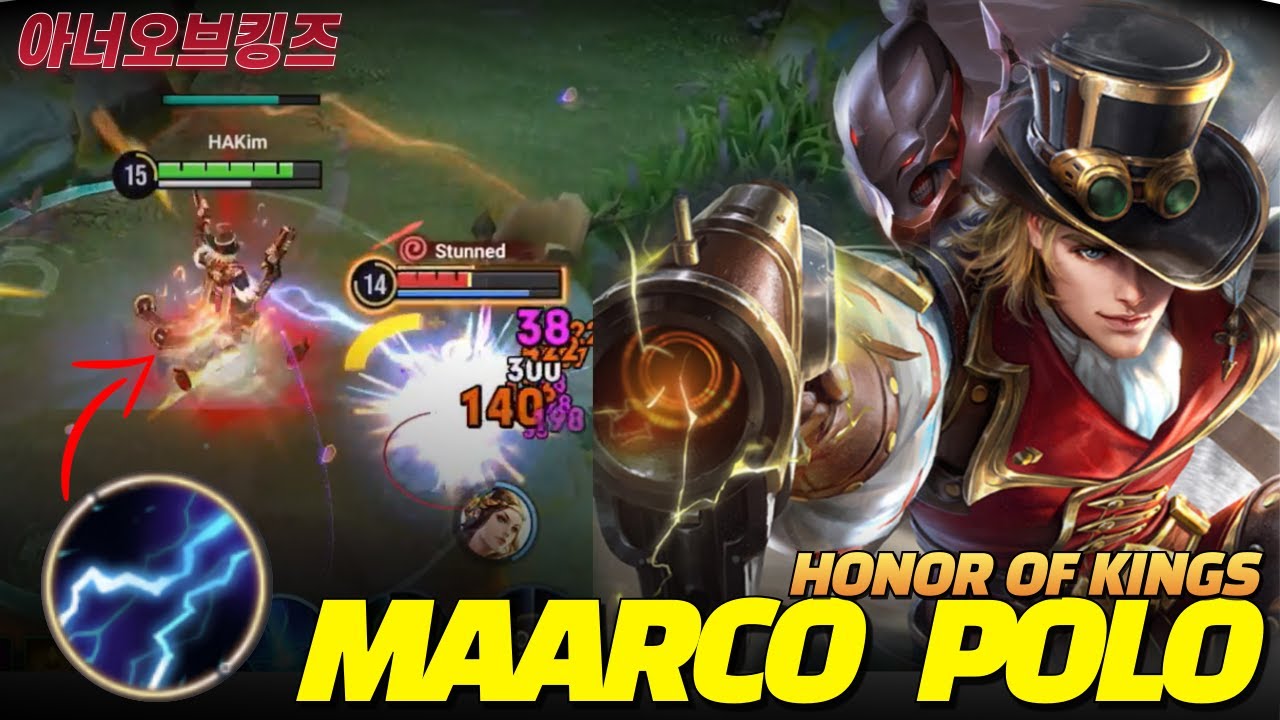1 VS 9!  펜타스톰 하야테 환생? 마르코 폴로 HARD CARRY MODE! MARCO POLO / Honor of kings, 아너오브킹즈, 王者荣耀, HOK