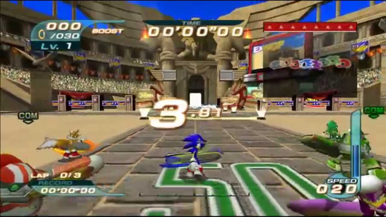 [Dolphin] Sonic Riders HD (GCN): Sand Ruins - 60FPS Gameplay (720pHD)