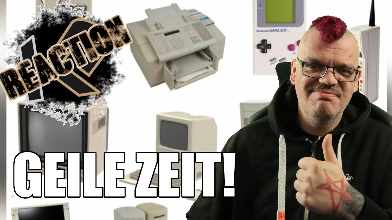 😍SO EINE GEILE ZEIT! Reaction auf @nostalgie_tv_deutschland | Technik der 90er