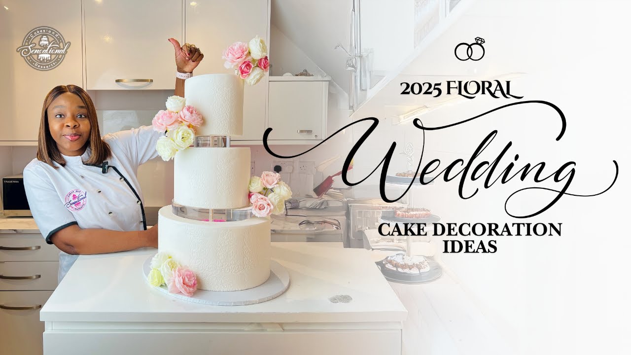 2025 Floral Wedding Cake Decoration Ideas