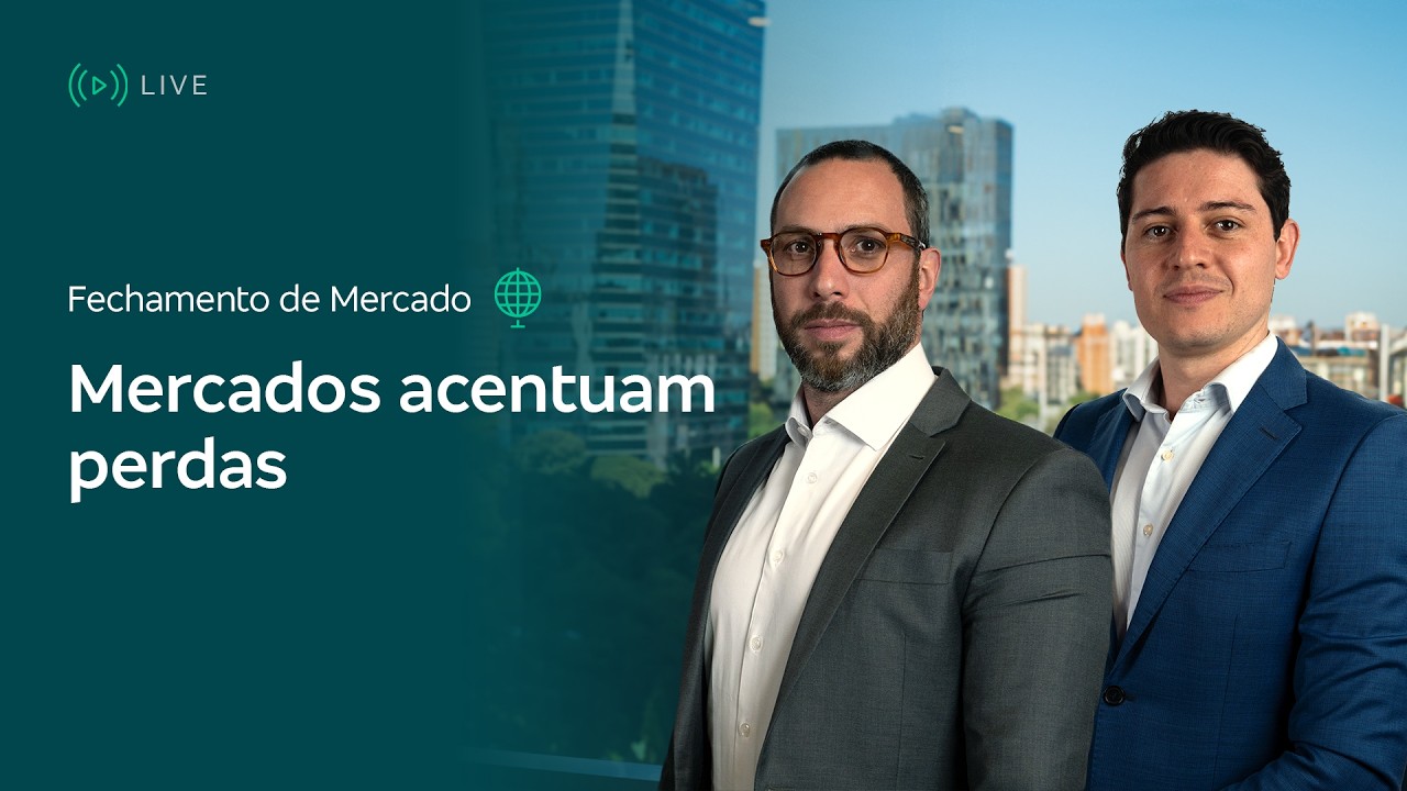 Fechamento de Mercado - Mercados acentuam perdas - 13/03