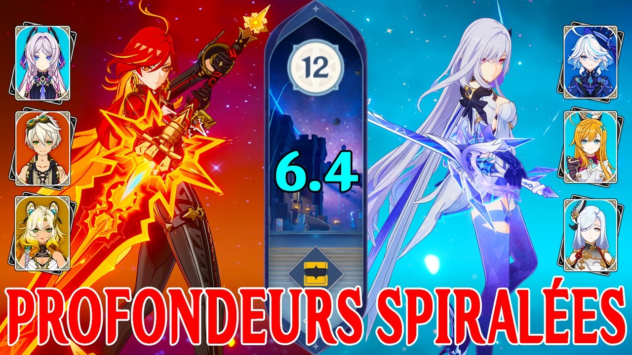 PROFONDEURS SPIRALÉES 6.4 - ABYSS 6.4 | Genshin Impact - げんしん 【原神】