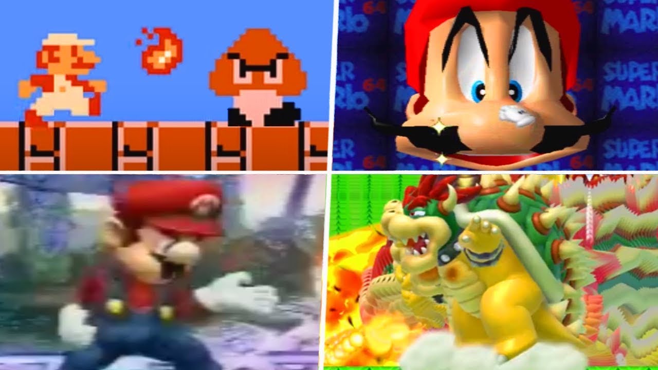 Evolution of Weird Super Mario Glitches (1985 - 2019)