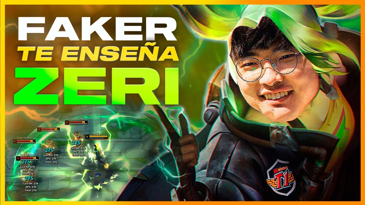 😲 &iexcl;APRENDE COMO SE JUEGA ZERI con FAKER! ZERI BUILD OBJETOS Y RUNAS