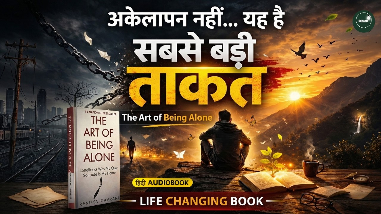 अकेले रहना सीखो | The Art of Being Alone Audiobook Hindi | Life Changing Book Summary
