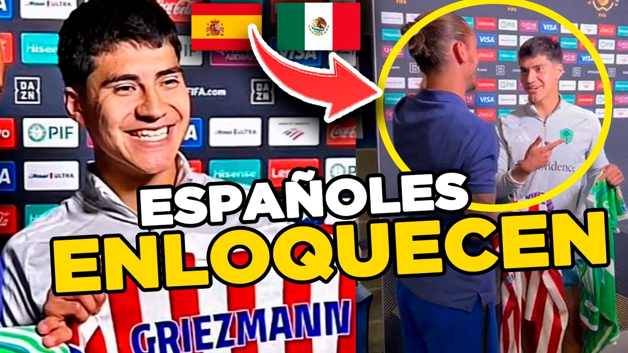 ¡NI ¨GRIEZMANN¨ se lo PODÍA CREER! La REACCIÓN de ESPAÑOLES a OBED VARGAS