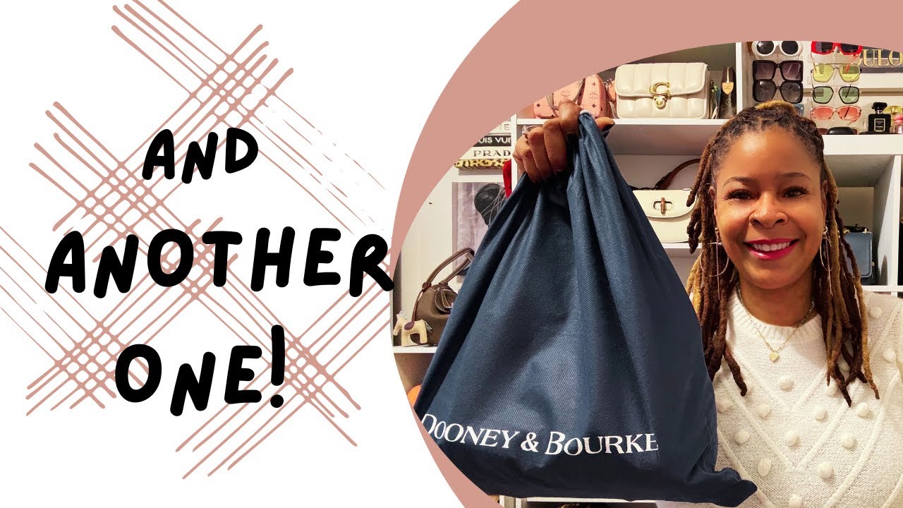 DOONEY & BOURKE SAFFIANO LEATHER HANDBAG UNBOXING