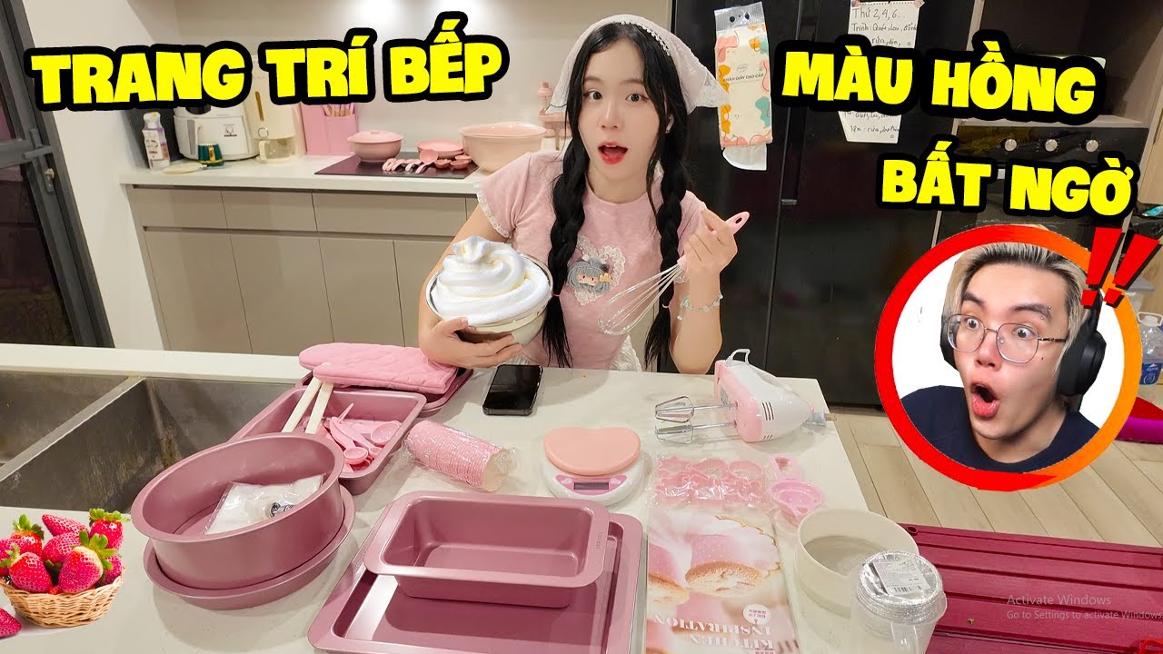SAMMY TRANG TRÍ BẾP TẤT CẢ THÀNH MÀU SIÊU ĐÁNG YÊU