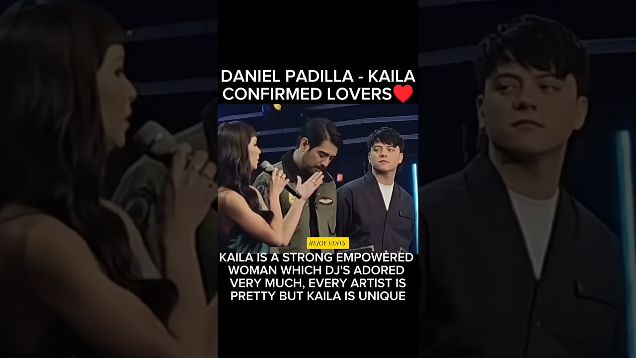 DANIEL PADILLA-KAILA ESTRADA: #LOVERS INLOVE KINILIG. #trending #love #lover #sweet #daniel #shorts