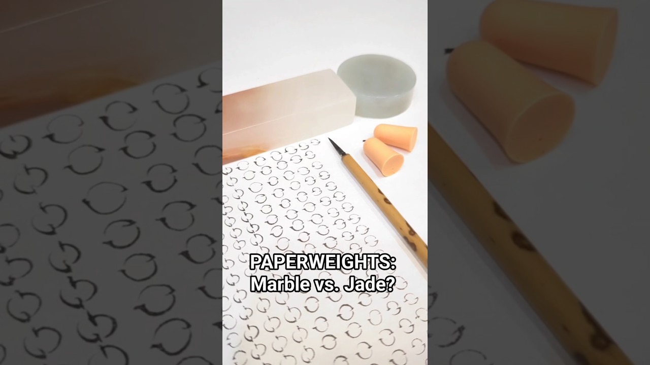 Chinese Brush Painting Progression Part 8 - Paperweights, Earplugs!