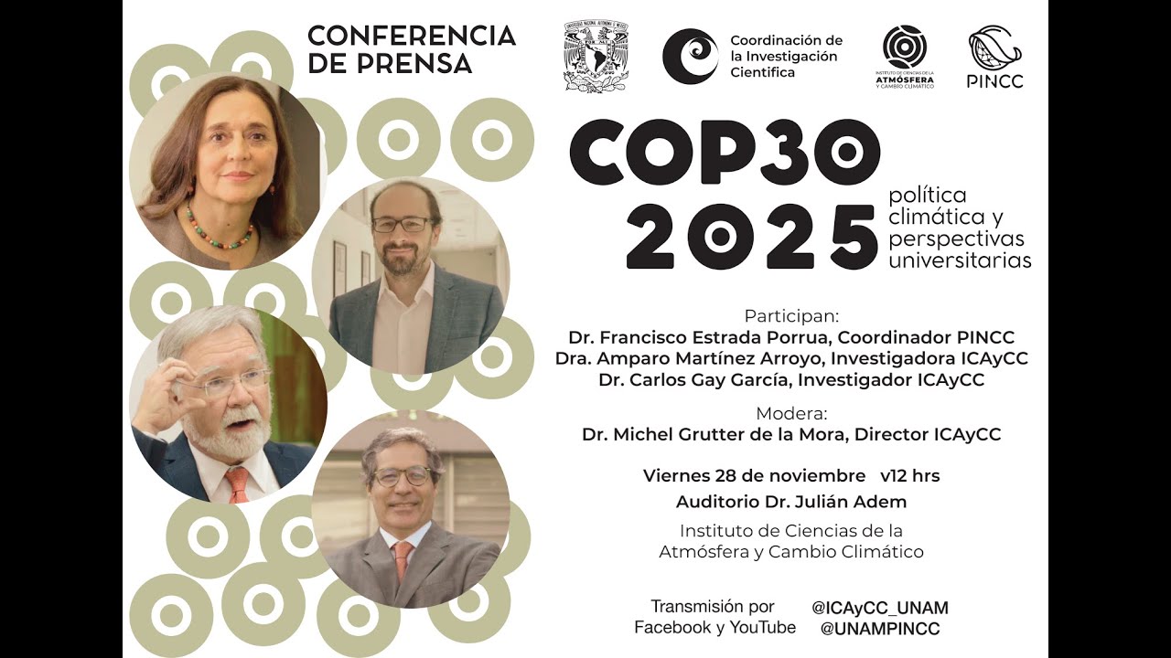 Conferencia de prensa COP30 2025: política climática y perspectivas universitarias
