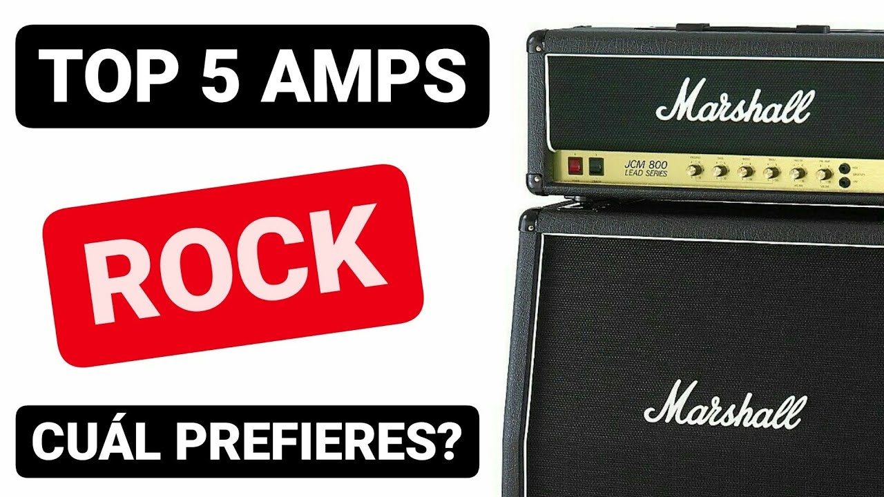 TOP 5 AMPLIFICADORES PARA ROCK - LOS MEJORES AMPLIFICADORES DE GUITARRA PARA TOCAR ROCK