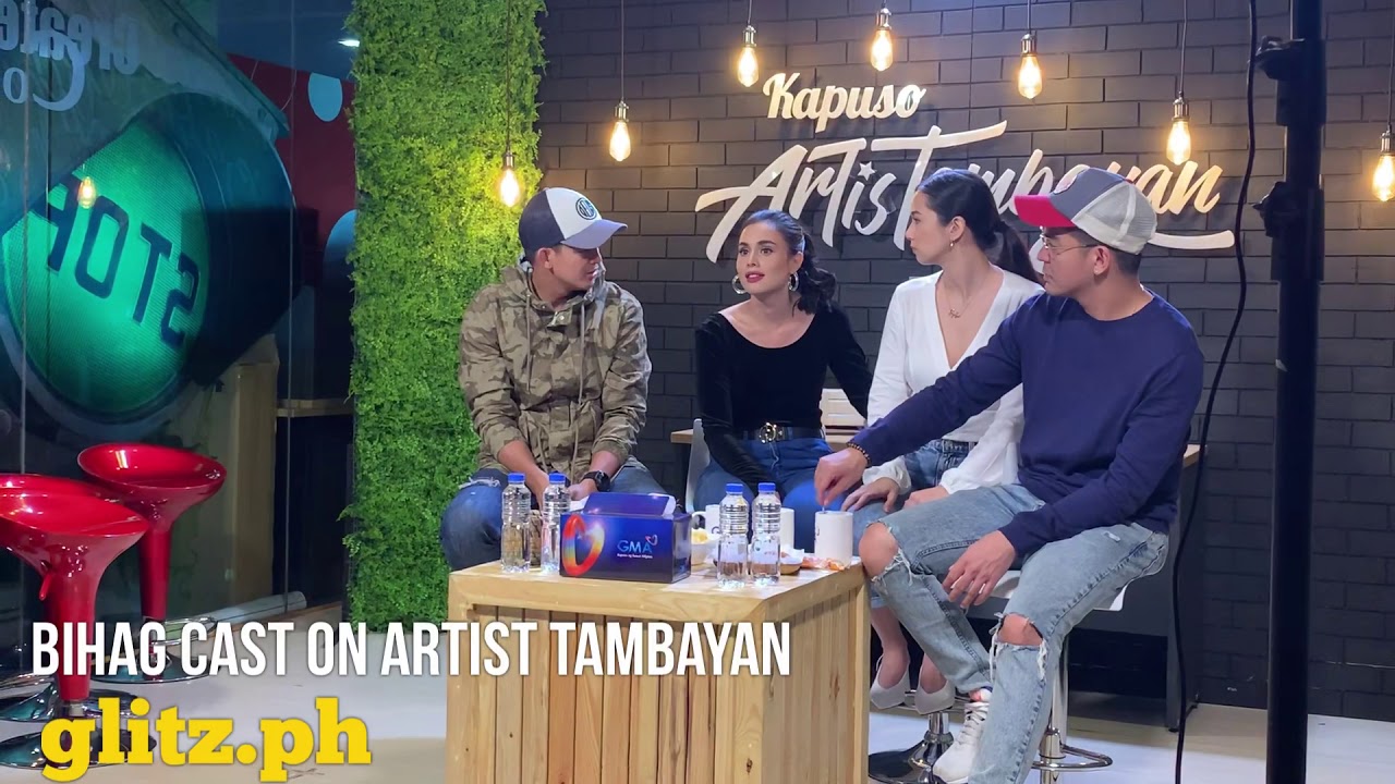 Behind the scenes kulitan with the #Bihag cast, Mark Herras, Jason Abalos, Max Collins, Sophie Alber