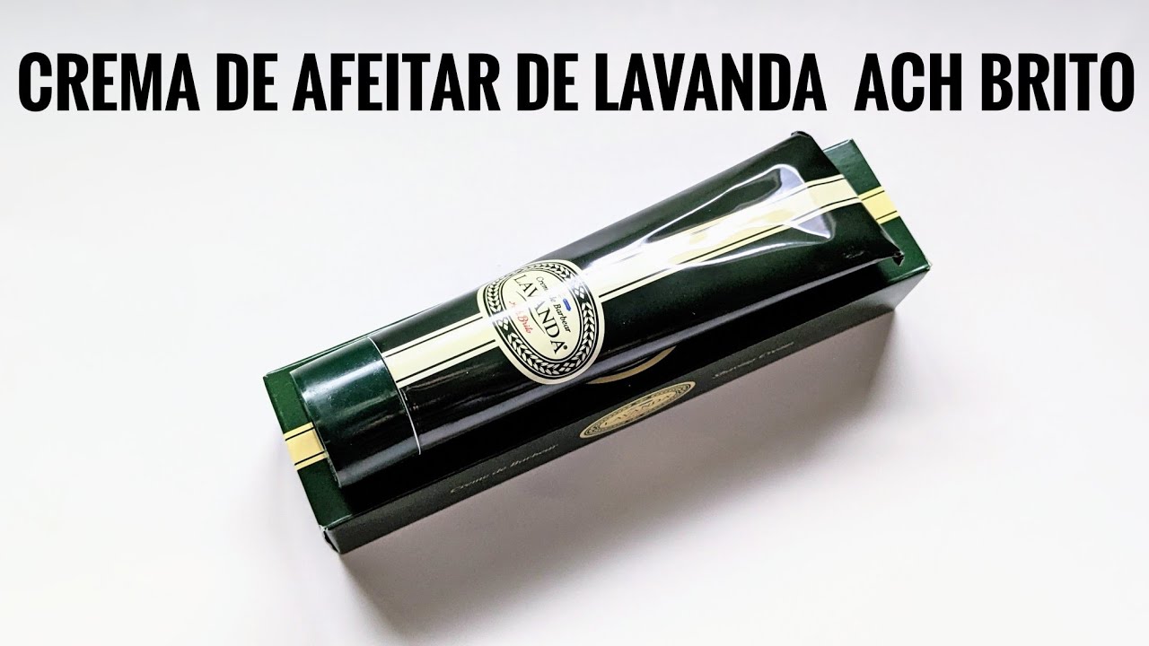 Lavanda crema de afeitar Ach Brito