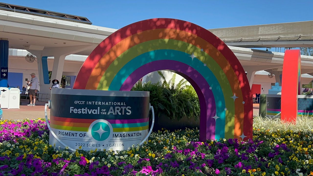 Beer flights at 2022 Epcot Festival of the Arts