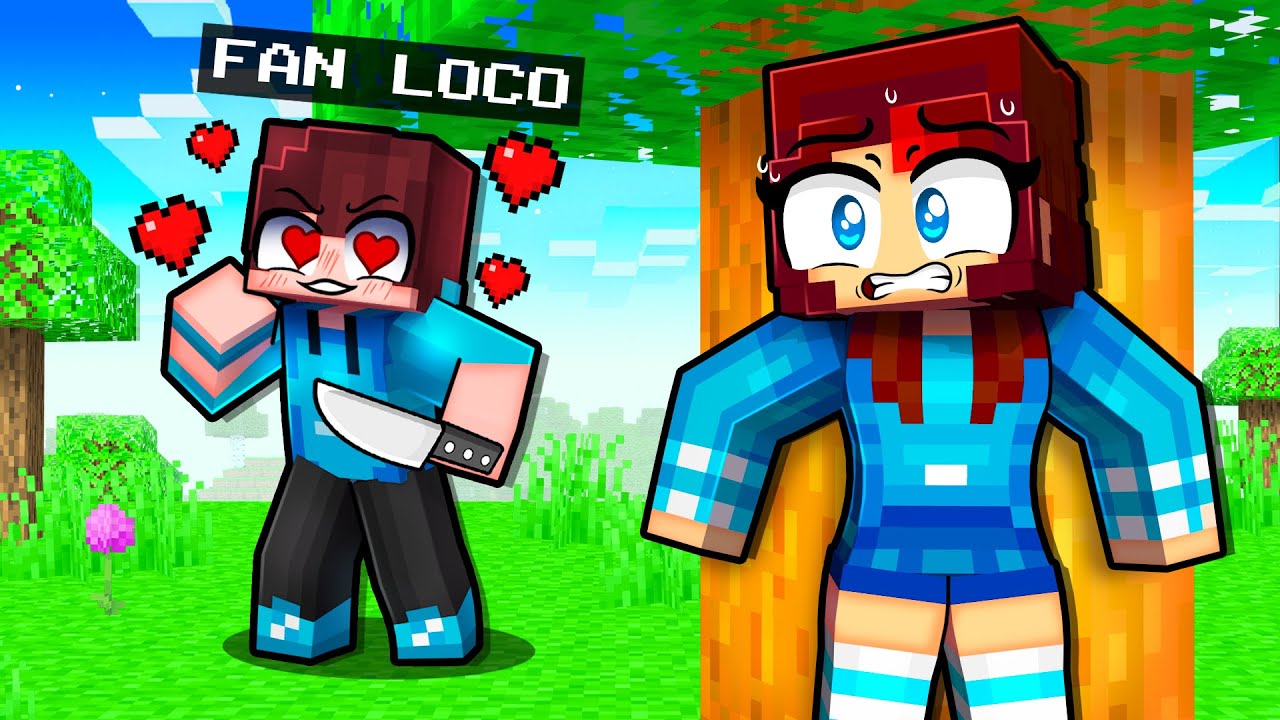 ¡MI FAN LOCO me PERSIGUE en MURDER MISTERY de MINECRAFT!💀💥😱